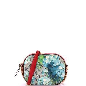 Gucci Chain Crossbody Bag Blooms Print #190704G77B
